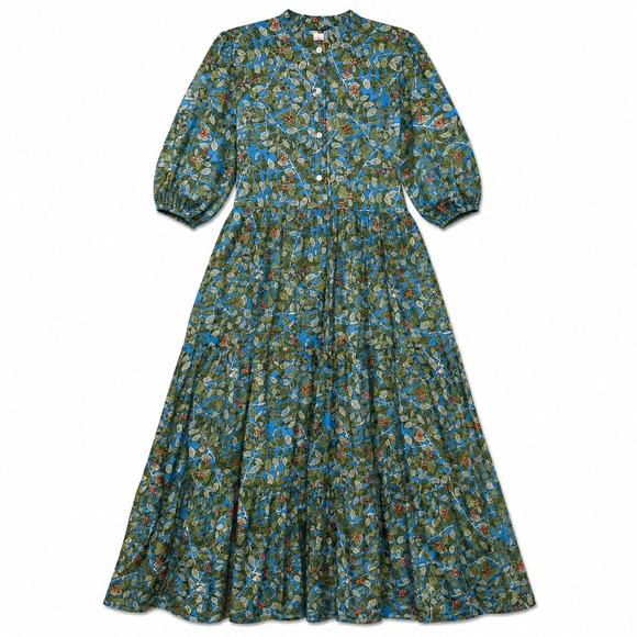 Mod's Mahal Dresses & Skirts - Mod's Mahal Cottagecore Floral Maxi Dress Size Small Prairie Romantic Farmcore